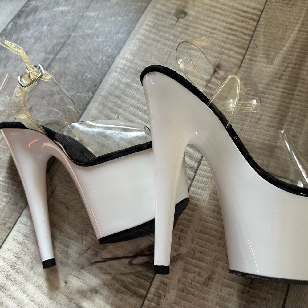 Pleaser Neon Platform Ankle Strap High 7” Heels Shoes Adult Women Adore - 708UV